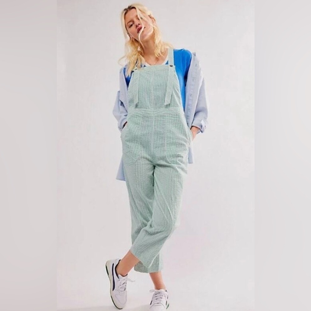 NWT Free People In Town Overalls